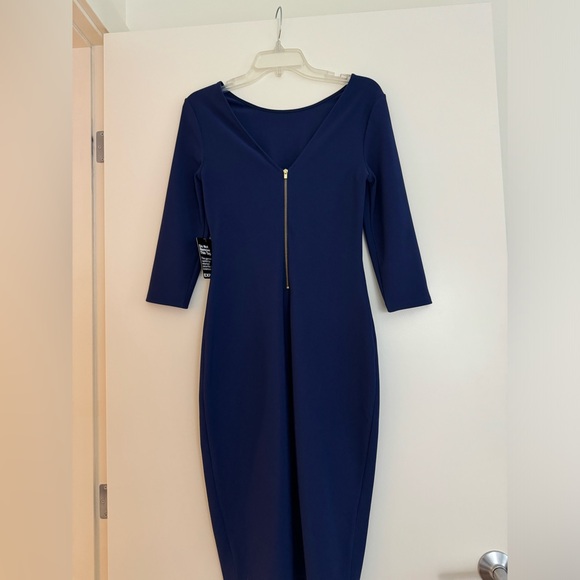 Express Women’s Bodycon Pencil Elegant Dress. Midi Dress. Never worn! With tags! - Picture 3 of 6